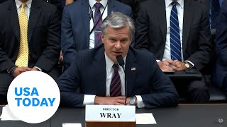 FBI director Christopher Wray details Donald Trumps shooter equipment  USA TODAY [upl. by Danete]