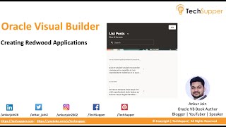 Creating Redwood Application in Oracle Visual Builder [upl. by Mahsih826]