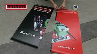 Hot air welding of industrial fabrics UNIPLAN [upl. by Ferdinanda]