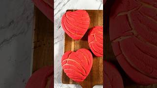 ¡Conchas en forma de corazón ♥️ pancasero receta [upl. by Airb]