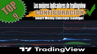 Los mejores Indicadores de tradingview configuración Smart Money Concepts LuxAlgo [upl. by Qifahs929]