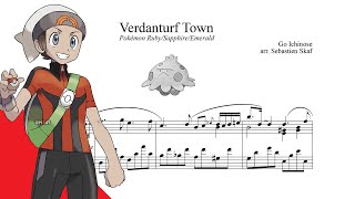 Verdanturf Town  Pokémon RSE Piano cover [upl. by Shayne686]