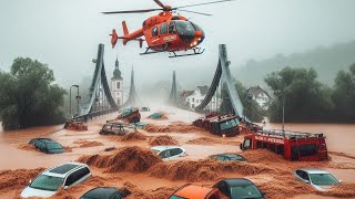 OSTRAVA Povodne 2024  Czech Republic hits by worst Flash Floods after heavy rain storm [upl. by Ennovaj]