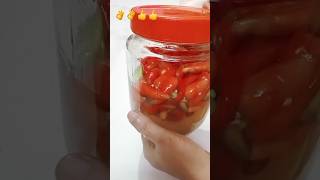 Lal mirch ka achar sirke ka Testy testy 😋🤤👍👍👌👌 [upl. by Elehcin829]