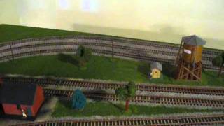 4x8 HO Train 3 Track Layout Update [upl. by Eterg251]