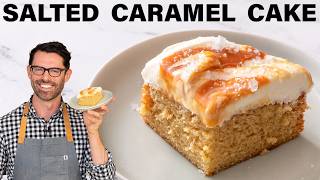 The BEST Salted Caramel Cake [upl. by Silverman580]