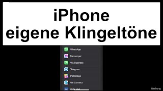 iPhone 15 eigener Klingelton mit iOS 17 leicht gemacht [upl. by Kerat]