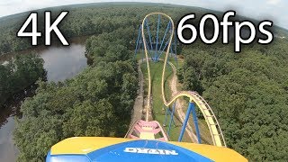 Nitro front seat onride 4K POV 60fps Six Flags Great Adventure [upl. by Patricio725]