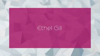 Ethel Gill  appearance [upl. by Specht]