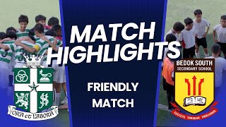 HIGHLIGHTS  Friendly  St Joseph Institution SJI Div C vs Bedok South Secondary School  08Apr24 [upl. by Arinaid726]