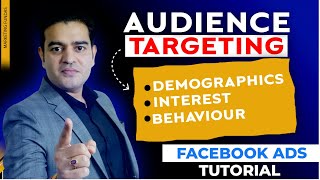 Facebook Ads Detailed Targeting  Demographics Interest and Behavioural Targeting  FB Ads Course [upl. by Cheffetz]