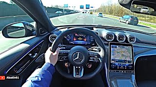 The New Mercedes C43 AMG 2024 Test Drive [upl. by Dreddy582]