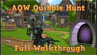 AQW join quibblehunt Full Walkthrough  Quibbles Hunt Through Time [upl. by Elijah]