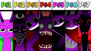 Phase 1 VS Phase 2 VS Phase 3 VS Phase 4 VS Phase 5 VS Phase 6 VS Phase 7 in Incredibox Sprunki [upl. by Olney]