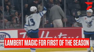 Jets Prospect Brad Lambert With Some Power Play Magic For First Of The Year [upl. by Melinde807]