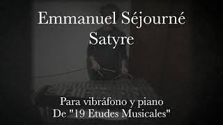 Emmanuel Séjourné  Satyre Pablo dB Vibraphone amp Piano [upl. by Groot]