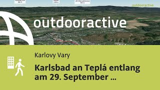 FlyoverVideo Karlsbad an Teplá entlang am 29 September 2024 [upl. by Sihon]