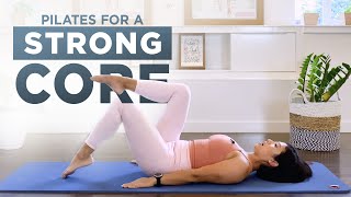 Pilates for Core Strength Workout  Beginner Core Exercises [upl. by Noyart]