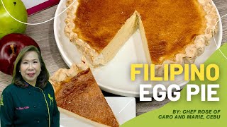 Filipino Egg Pie [upl. by Elleniad]