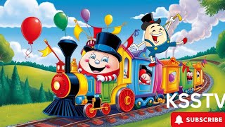 Humpty dumpty trainsong for kids Humpty dumpty rhyme [upl. by Pinzler]