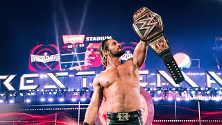 Seth Rollins cashes in Money in the Bank WrestleMania 31 [upl. by Leoline]