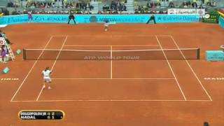 Nadal VS Dolgopolov Madrid Spain 2010 [upl. by Doner]