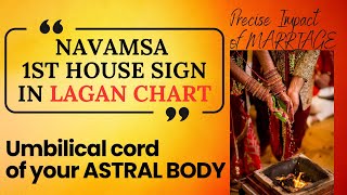 NAVAMSA 1ST HOUSE SIGN IN LAGAN CHART  Precise Impact of MARRIAGE [upl. by Myrilla]