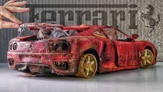 Restoration Abandoned Ferrari 360 Modena  Restoration and Rebuild Ferrari 360 Modena [upl. by Ahseenal]