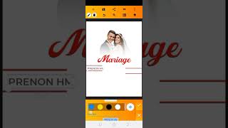 Comment créer une affiche de mariage 02 [upl. by Longerich]