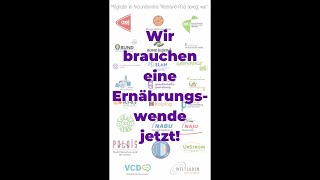 Aktionsbündnis quotRLP bewegt wasquot fordert Wir brauchen eine Ernährungswende – jetzt [upl. by Ellenid]