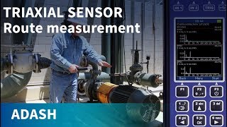 Adash  A4300 VA3 Pro  Route measurement with triaxial sensor [upl. by Annamaria]