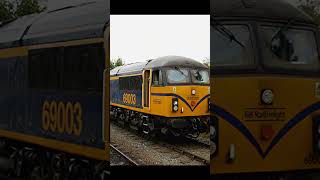 UPGRADED GRID GBRFs 69 003  Peterborough Nene Valley 7924 diesel heritage railway [upl. by Youngran]