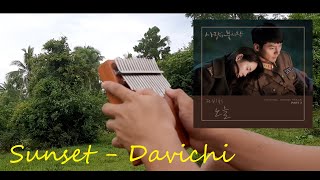 Sunset  Davichi Kalimba Cover with Tabs [upl. by Dodds778]