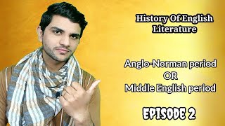 AngloNorman period  History of English literature  Middle English period  In urdu  Hindi [upl. by Sharron]