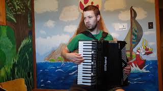 Too Ra Loo Ra Loo Ral Irish Lullaby Accordion Cover [upl. by Oirrad]