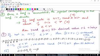 Adaptive Huffman Decoding process [upl. by Lore684]