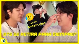 😥BTS SE SEPARA BTS LLORA y HABLA Sobre su DESCANSO  Dinner Festa BTS 2022  BTS NOTICIAS 2022 [upl. by Porte]