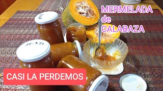 TE ENSEÑO A HACER MERMELADA DE CALABAZA 😋😋 DELICIOSA 😹NUTRITIVA Y SIN CONSERVANTES [upl. by Yeniffit]