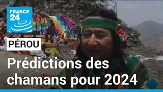 Pérou  des chamans font leurs prédictions pour lannée 2024 • FRANCE 24 [upl. by Verity]