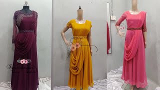 Letest Saree Gown Collection  Saree Types Dress  Beautiful Sarees [upl. by Mukund]