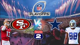 49ERS VS COWBOYS ROUND 2NFL PRO ERA 2 [upl. by Delano651]