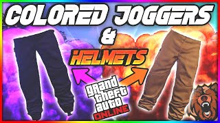 GTA 5 Online  UPDATED METHOD TO GET ORANGE amp PURPLE JOGGERS WITH BULLETPROOF HELMETS Patch 169 [upl. by Ayikat]