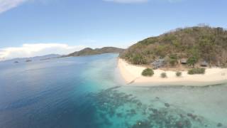 Banana Island  Coron Palawan Philippines  4K  XHover MXP230 [upl. by Arutek]