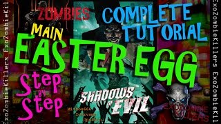 BO3  Shadows of Evil  Easter Egg Tutorial Step by Step [upl. by Margareta]