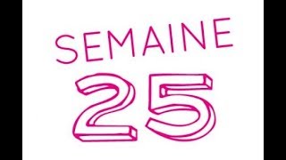 25éme semaine de grossesse  27ème semaine d’aménorrhée [upl. by Eiramanad752]