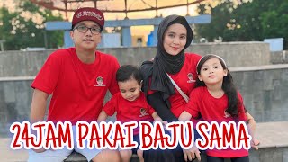 24 JAM PAKAI BAJU YANG SAMA  Happy birthday indonesia  Bibah dapat teman baru [upl. by Allcot889]