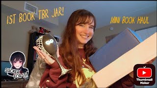 First TBR jar for October Reads ll Book Haul Subscription boxes for September and October [upl. by Ileak]