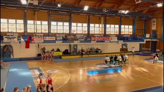 Krakonošův Teamgym cup 2024 Junior 0 akrobacie [upl. by Breanne103]