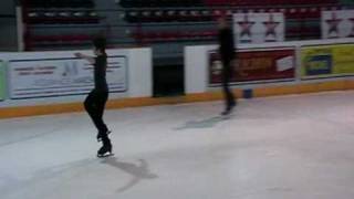 laurent abecassis double axel [upl. by Hayalat]