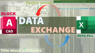 AutoCAD Block vs Excel Data Exchange V2020 [upl. by Maximo]